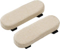 Office Chair Armrest Pad Elbow Cushion Thick Removable Cover Desk Chair Armrest Cushion Arm Padding for Recliners Sofa Home, Beige by KiBcsLic