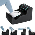 Ergonomic Foot Rest Under Desk, Large Leg Rest for Desk with High Density Foam, Office Foot Stool for Chair, Multi-Use Leg Elevation Support Cushion for Work, Gaming, Sofa Relaxation(Black) by BALAPET