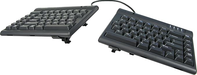 Kinesis Freestyle2 Ergonomic Keyboard w/ V3 Lifters for Mac (9" Separation) by Kinesis