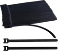 100 PCS 12 Inches Black Reusable Cable Ties,Multi-purpose Adjustable Cord Straps,Cable Organizer,Cord Wrap and Hook Loop Cords Management,Adjustable Cord Ties by Unknown