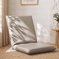 Floor Chair with Back Support 5 Adjustable Position Khaki, XL by Sintuff