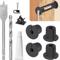 Starlink Cable Grommet Routing Kit for 3/4 inch Wall Hole, 4PCS Wall Grommets Accessories Including 3/4" Spade Drill Bit, Drill bit, and 40 Wall Wire Clips by USEAMIE