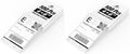 Rongta Fanfold 4x6 Direct Thermal Labels, Perforated Shipping Label Printer Paper for Lable Printers, Clear Printing and Strong Adhesive (White 4x6, 1 Stacks | 100 Labels) (Pack of 2) by Rongta