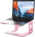 BESIGN LS03 Aluminum Laptop Stand, Ergonomic Detachable Computer Stand, Notebook Riser, Laptop Mount Compatible with Air, Pro, Dell, HP, Lenovo More 10-15.6" Laptops, Pink by BESIGN