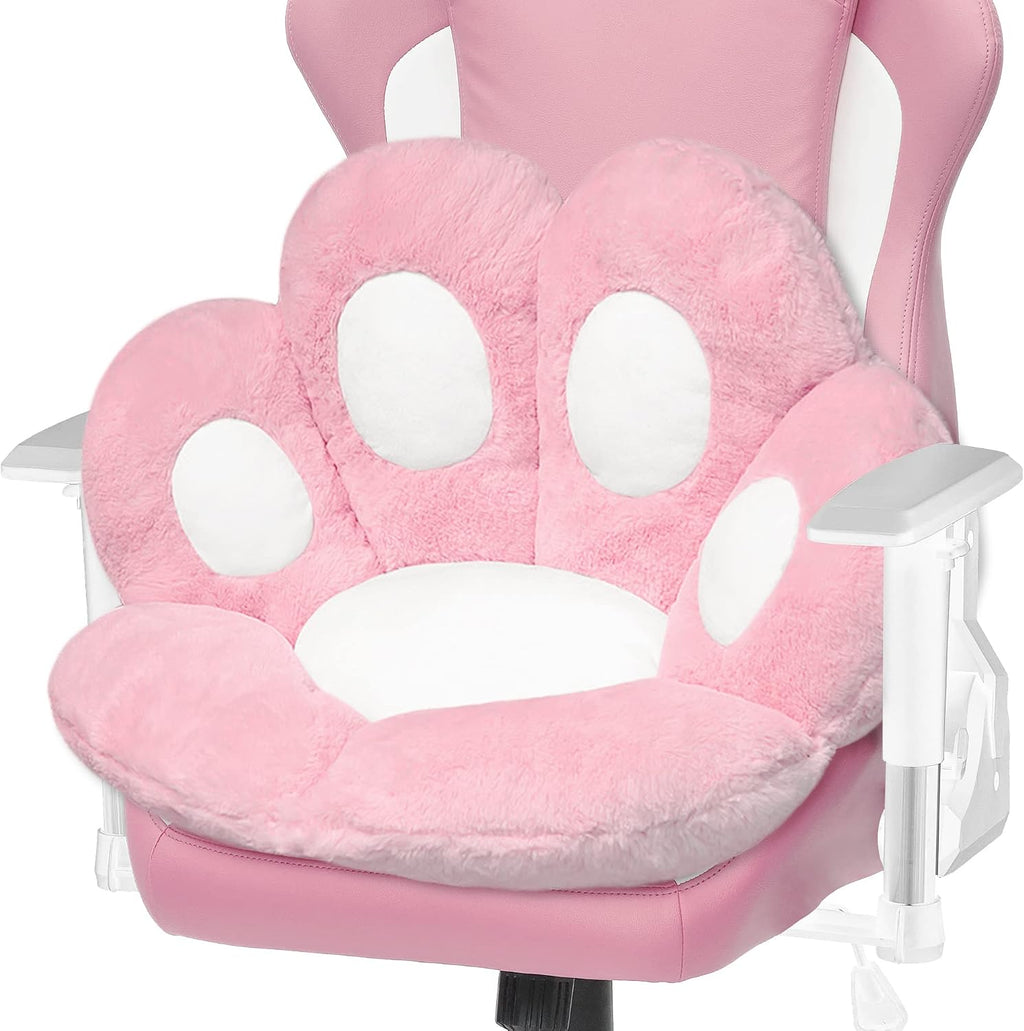 ELFJOY Cat Paw Cushion for Computer and Gaming Chairs 27.6"x31.5" Pink by ELFJOY