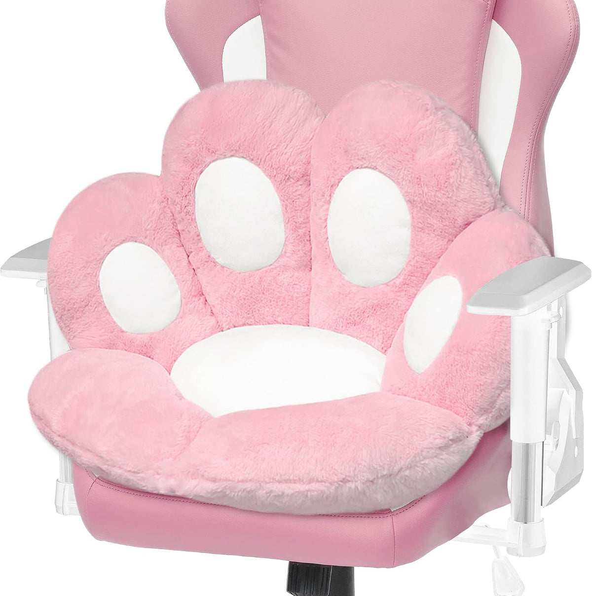 ELFJOY Cat Paw Cushion for Computer and Gaming Chairs 27.6"x31.5" Pink by ELFJOY
