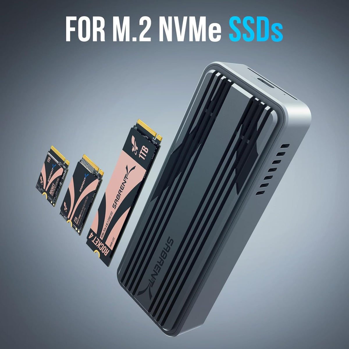 SABRENT USB4 NVMe SSD Enclosure, Tool-Free, 3900MB/s (EC-U4TN) - Image 5