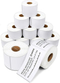 2.25" X 4" Direct Thermal Labels (4200 Count, 12 Rolls) by Aegis Adhesives