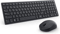 Dell KM555 Pro Compact Silent Keyboard and Mouse, Black | Bluetooth 5.1, 2.4 GHz, 4020 DPI Optical, USB Receiver, AAA Batteries, Black by Dell