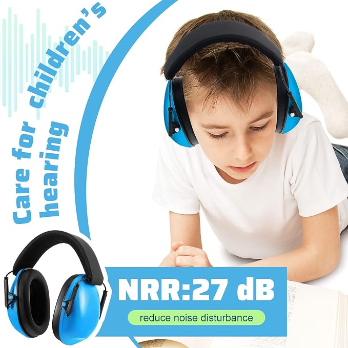 12 Pcs Kids Noise Cancelling Headphones Ear Muffs Fresh Style | Ear Protection for Kids Adults 27dB Noise Reduction Hearing Earmuff for Autism Sensory Relief Concerts Fireworks Studying - Image 7