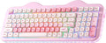YUNZII C98 Cute Cake Wireless Mechanical Keyboard(Pink, Candy Switch) | 99 Keys with Number Pad, Hot Swap, PBT MOA Keycaps, BT5.0/2.4G/USB-C, Gasket Mount, Custom RGB Backlit for Win/Mac by YUNZIIMECHANICALKEYBOARD