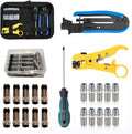 Gaobige Coax Cable Crimper Tool Kit, Coaxial Compression Tool for rg6 rg59 by Gaobige