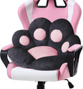 Ditucu Cat Paw Cushion Kawaii Chair Cushions 31.4 x 27.5 inch Cute Stuff Seat Pad Comfy Lazy Sofa Office Floor Pillow for Gaming Chairs Room Decor Black by Ditucu