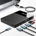 YOTUO Portable 500GB Docking Station External Hard Drive, Multiport USB-C Hub + HDD 7-in-1, USB 3.0, SD/TF Card, Multi-Functional HDD for Windows, Mac, Android, TV, Phone, Laptop, Desktop, PC by YOTUO