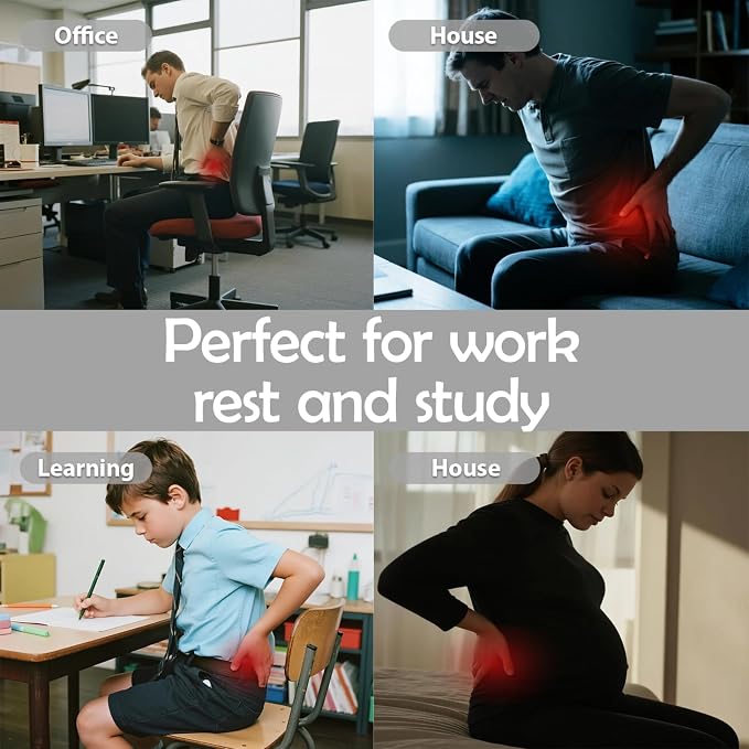 Lumbar Ergonomic Support for Office Chair Back Lumbar Support Ergonomic Back Support Pad Suitable for Office Chairs - Image 7