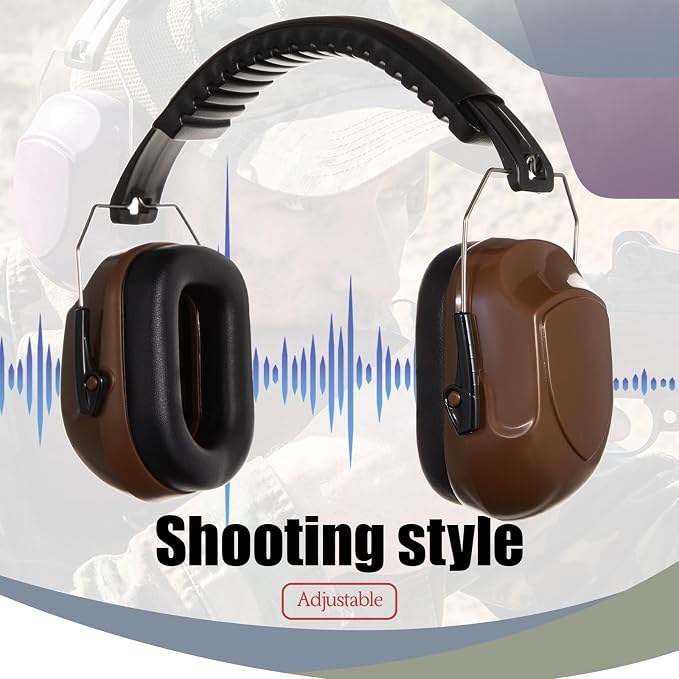 12 Pcs Kids Noise Cancelling Headphones Ear Muffs Shooting Style 2 | Ear Protection for Kids Adults 27dB Noise Reduction Hearing Earmuff for Autism Sensory Relief Concerts Fireworks Studying - Image 4
