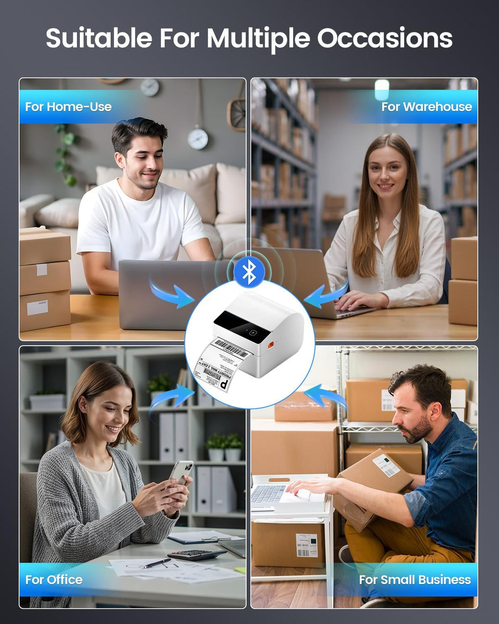 Bluetooth Shipping Label Printer 4x6 - Image 8
