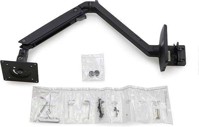 Ergotron – MXV Single Monitor Arm, VESA Desk Mount – for Monitors Up to 34 Inches, 7 to 20 lbs – Matte Black - Image 10