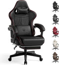 GTPLAYER Gaming Chair with Speakers, Video Game Chairs with Footrest, PC Gamer Chairs for Adults - Padded High Back Ergonomic Reclining Silla Gamer, Linkage Armrest, Ace Pro, Red by GTPLAYER