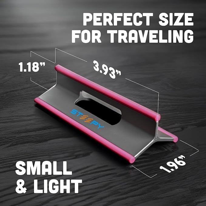 Steepy Portable Laptop Stand for Desk – Adjustable Height, & Portable Laptop Holder – Ergonomic Computer Stand for Cooling & Comfort – Slip-Proof, Sturdy Design – Universal Fit for 13-17 Inch Devices - Image 4
