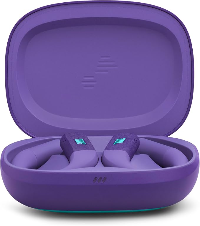 JBL Endurance Peak 4 - Cancelling Sport Earbuds - Purple | Adaptive Noise Cancelling with Smart Ambient, IP68 water and dust proof, Secure fit with TwistLock design - Image 9