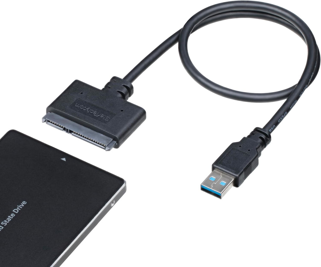 StarTech SATA to USB Adapter, USB 5Gbps, 2.5in SATA III (USB3S2SAT3CB) by StarTech.com