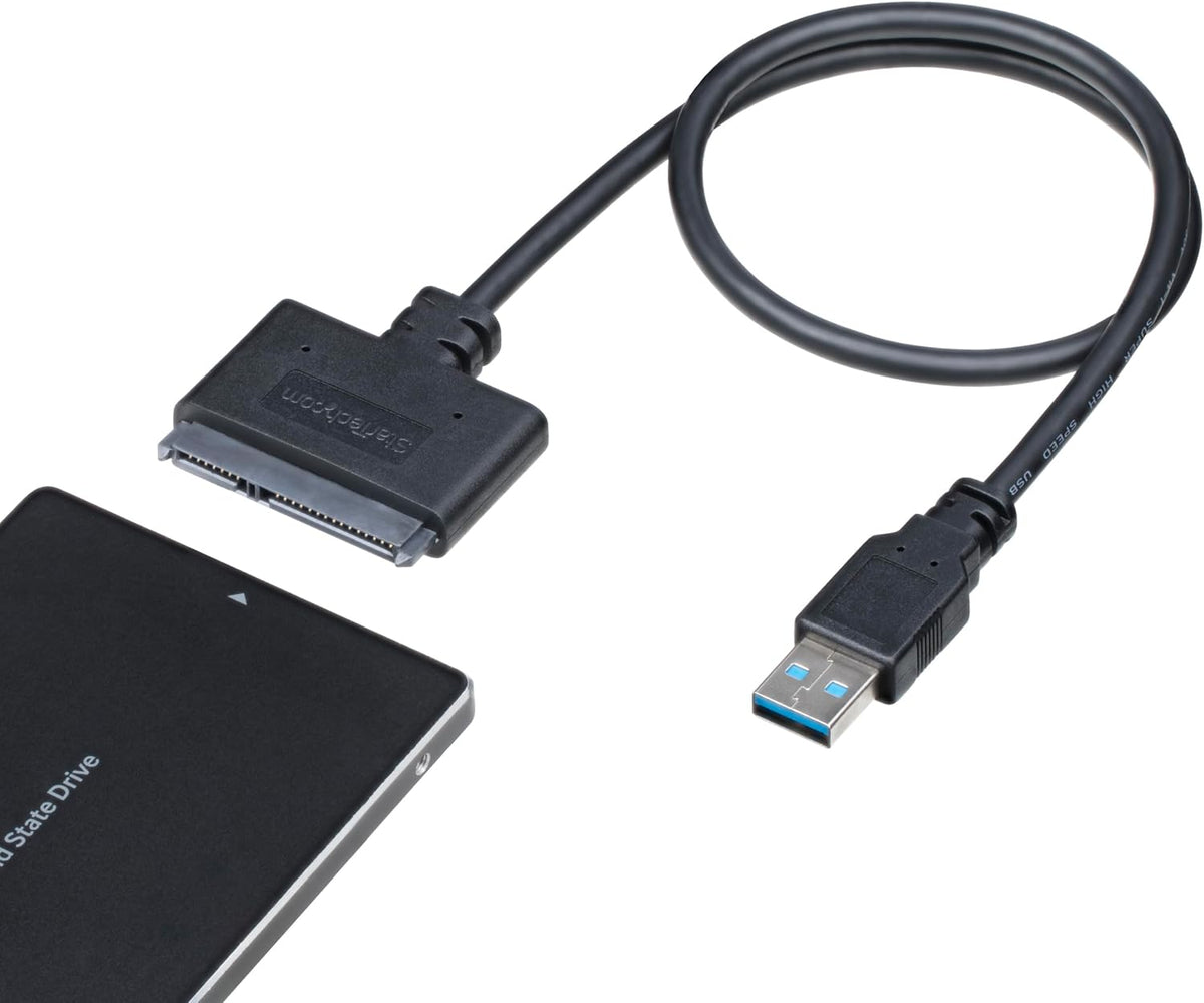 StarTech SATA to USB Adapter, USB 5Gbps, 2.5in SATA III (USB3S2SAT3CB) by StarTech.com