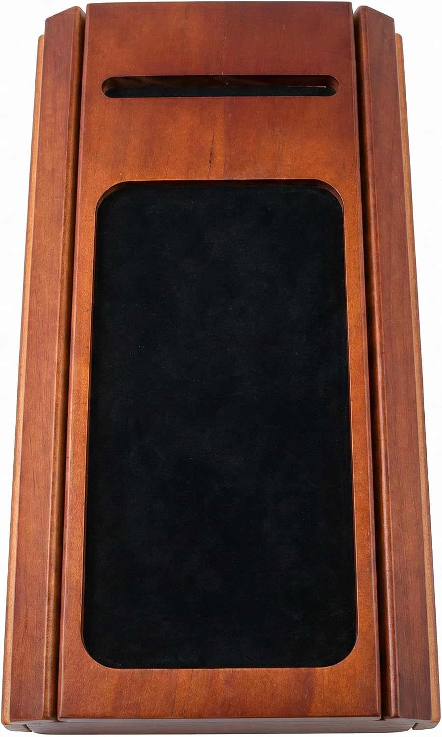 Foldable Sofa Couch Armrest Tray Wooden Anti-Slip with Phone Holder by NERCHVO