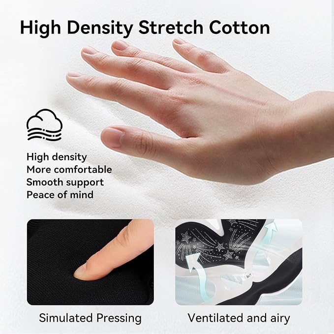 BKT Ergonomic Seat Cushion - Lumbar Support Pillow for Office Chair & Floor | Premium upgraded materials for long sitting. Comfort for students, nursing mothers, office workers and outdoor fishing trips - Image 4