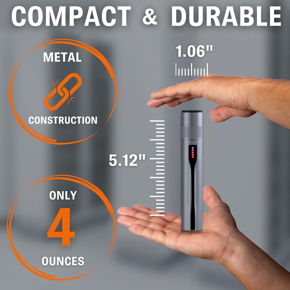 Visual Fault Locator - Rechargeable Red Light VFL Fiber Optic Tool kit - Retractable Head fits SC FC ST - Visible Red Light Source - Network Cable Tester - with Protective Case and LC Adapter - Image 5