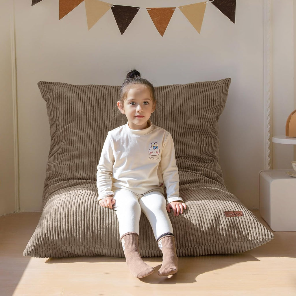 MAXYOYO 3 in 1 Kids Bean Bag Chair, Comfy Floor Sofa with Removed Cover by MAXYOYO