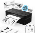 Rongta Shipping Thermal Label Printer, Bluetooth 4x6 Sticker Label Maker Wireless Shipping Label Printer for Package Small Business Compatible with Windows macOS Android iOS (Black) by Rongta