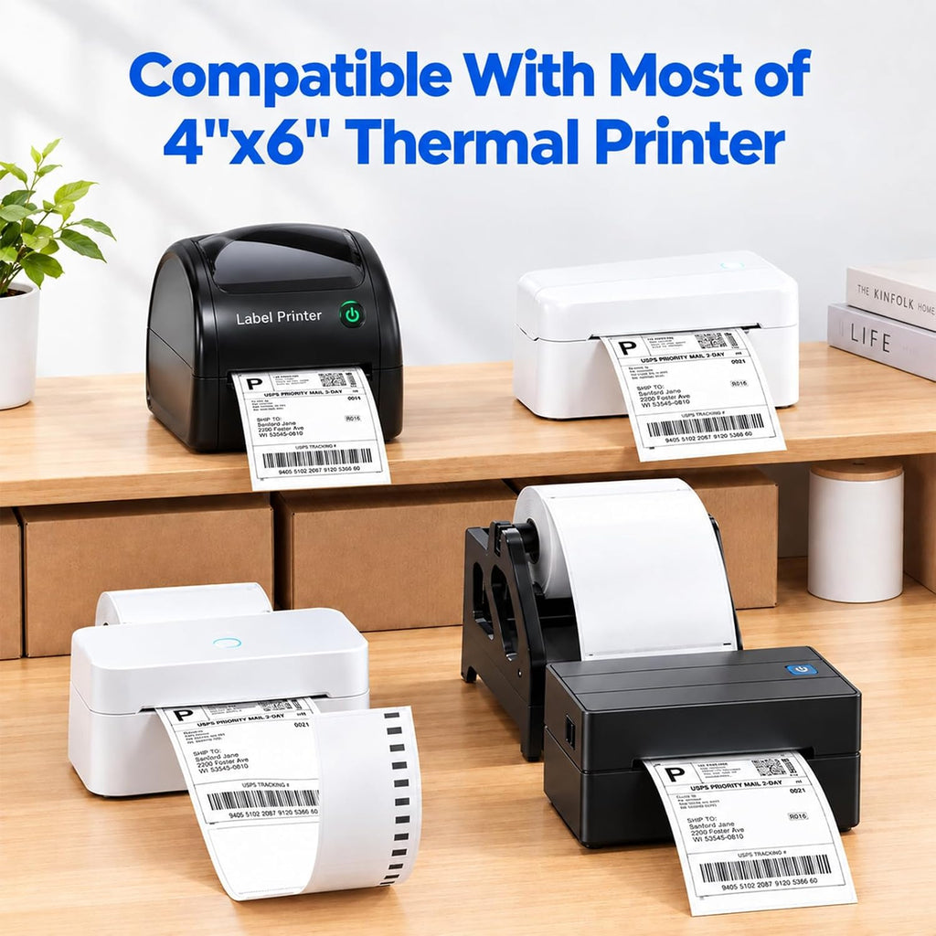 4x6 Thermal Printer Label, 250 Labels/Roll Thermal Shipping Label, 2 Roll - Image 3