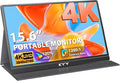 KYY 4K Portable Monitor for Laptop 15.6" UHD Laptop Monitor Portable VESA | Portable Gaming Monitor 3840x2160 IPS Portable Monitor VESA Mountable with 100% sRGB, HDR, Alloy, Computer Screen Extender by KYYTechBringYourLifeMoreConvenientandBrilliant