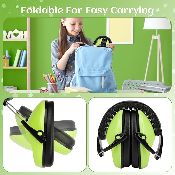 Floriogra 2 Pack Noise Cancelling Headphones for Kids/Toddler Ear Muffs | 28dB SNR Kids Ear Protection for Autism Children Noise Reduction Earmuffs for Concerts, Monster Jam, Air Shows, Fireworks - Image 5