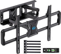 Pipishell Full-Motion TV Wall Mount for Most 37–84 Inch TVs up to 100 lbs, Wall Mount TV Bracket with Dual Articulating Arms, Extension, Swivel, Tilt, Fits 16" Wood Studs, 600 x 400mm Max VESA, PILF8 by Pipishell