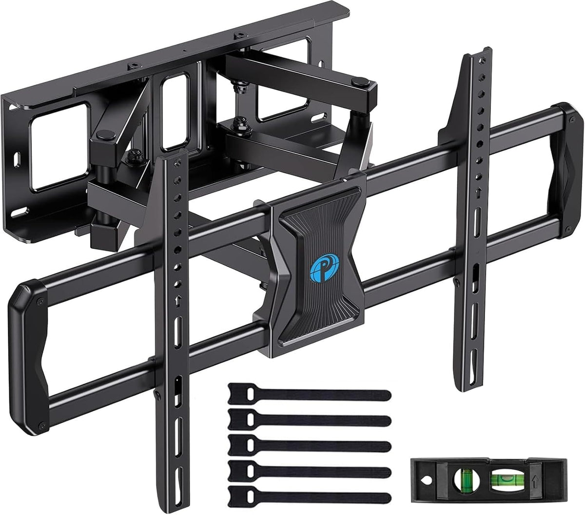 Pipishell Full-Motion TV Wall Mount for Most 37–84 Inch TVs up to 100 lbs, Wall Mount TV Bracket with Dual Articulating Arms, Extension, Swivel, Tilt, Fits 16" Wood Studs, 600 x 400mm Max VESA, PILF8 by Pipishell