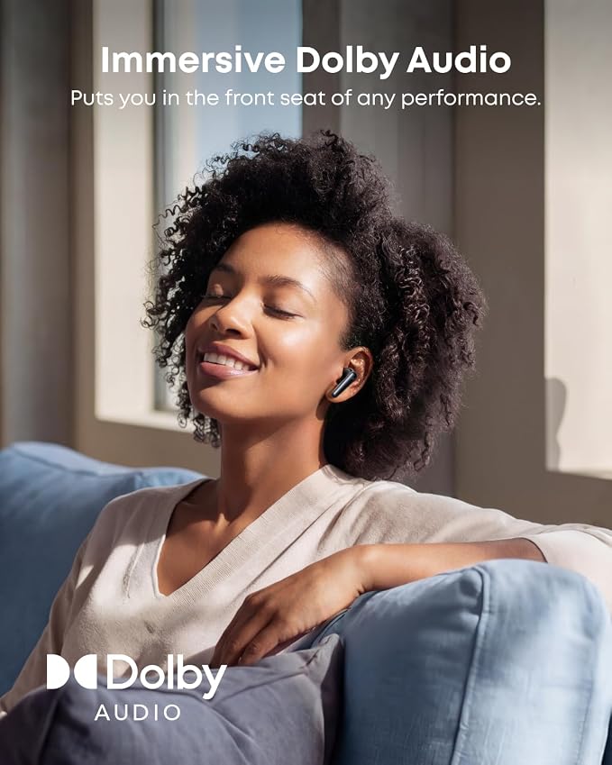 Soundcore Liberty 5 by Anker Noise-Cancelling Earbuds with Dolby Audio | Stronger voice reduction, real-time adaptive ANC, fast charging, 6-mic AI clear calls, long battery life. - Image 4