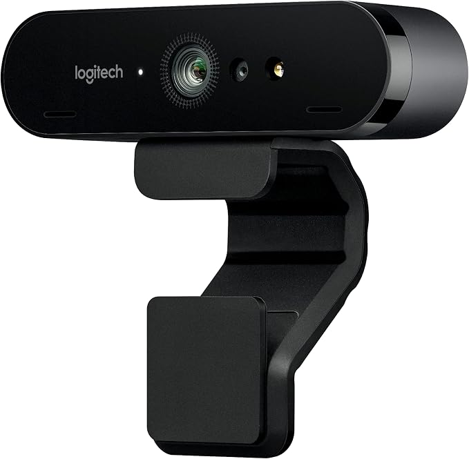 Logitech 4K Pro Webcam, 4K Resolution at 30 fps, Auto Focus, Wide 90° Diagonal Field of View, 5X Digital Zoom, RightLight 3 with HDR (Renewed) - Image 2