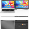Cevaton Laptop Screen Extender, 14.1" Ultra-Slim & Lightweight Portable Monitor for 13"-17" Laptops, 1080P FHD Dual Monitor, One Cable Connection, Compatible with Wins/Mac/Android/Linux/Chrome by portablemonitor
