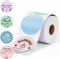 400PCS Circle Thermal Labels, Waterproof Round Stickers by Omezizy