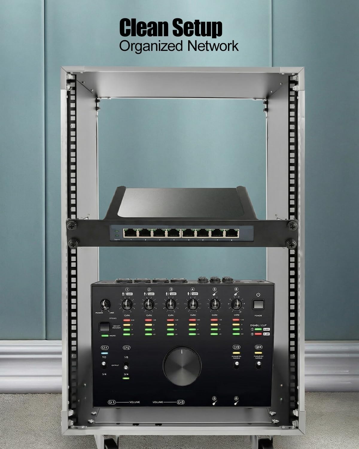 1U 10In Network Rack Mount Fit for TP-Link TL-SG108 8-Port Switch - Image 6