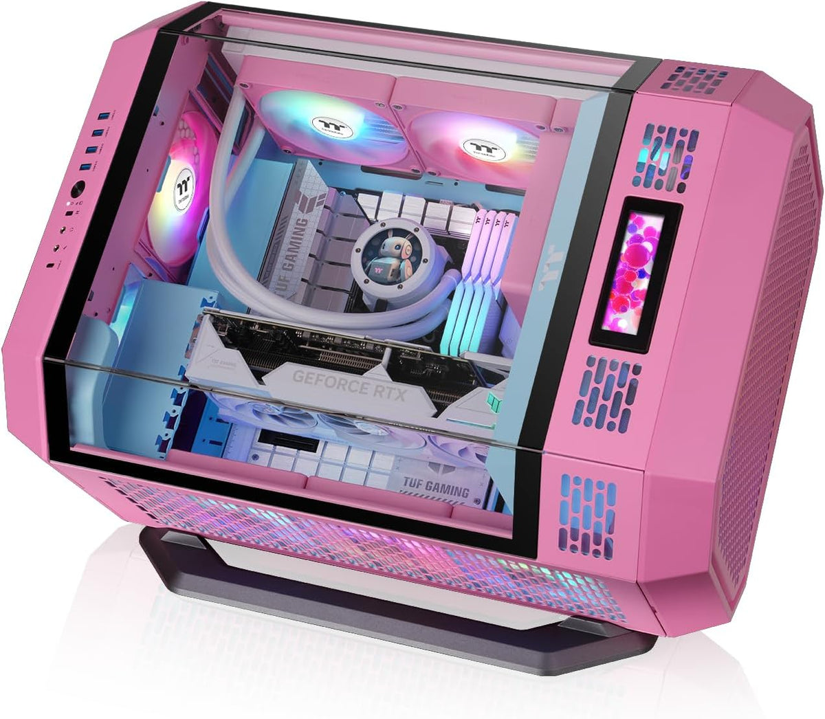 Thermaltake Tower 600 Series Horizontal Display Chassis Support Stand; Bubble Pink; AC-076-ONANAN-A1 - Image 2