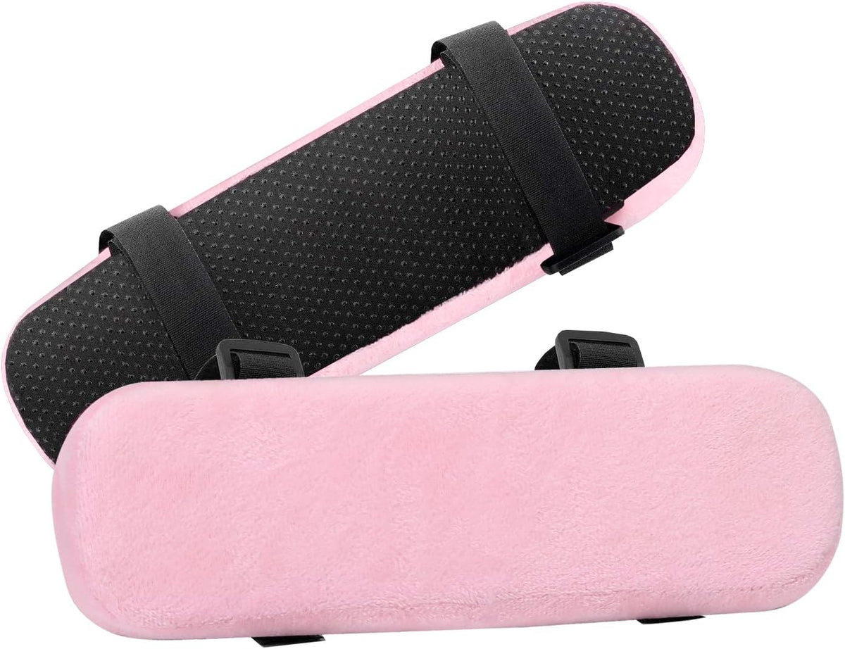 MOSISO Chair Armrest Pads, Home/Office Chair Arm Rest Covers, Pink by MOSISO