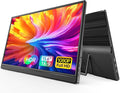WGK 15.6 inch Portable Monitor 1080P FHD Travel Display HDMI/USB-C Compatible with Laptops, Desktops, Phones, PS, Mac, Xbox, Switch, and Other Gaming Devices Includes Stand and Speakers VESA by Unknown
