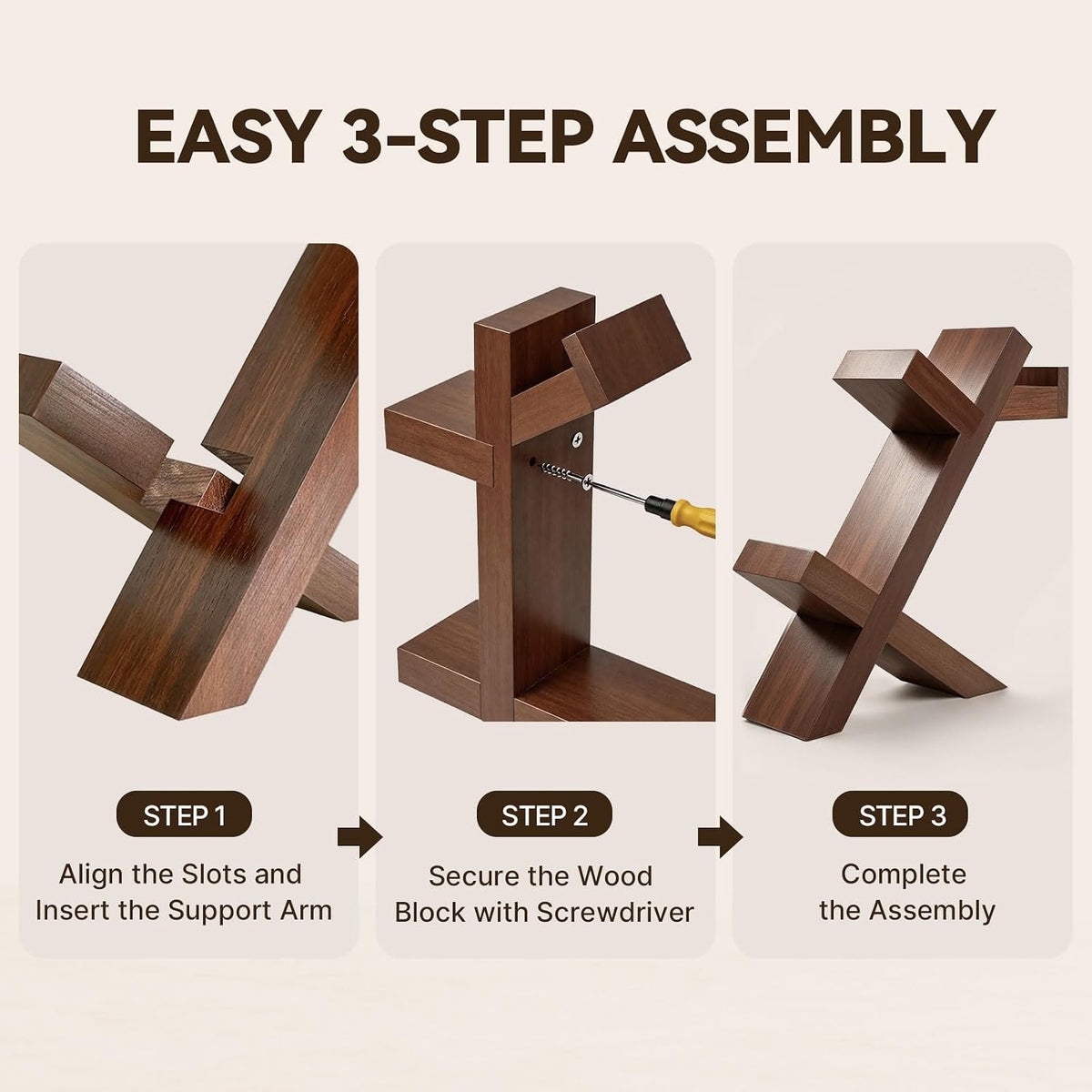 Wood Controller Holder and Headphone Stand, 3-in-1 Gaming Equipment - Image 4