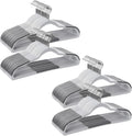 SONGMICS Clothes Hangers, Set of 100, Space-Saving | Plastic Coat Hangers, Heavy Duty with 360-Degree Swivel Hook, Light Gray and Dark Gray, BREANNA Collection by Unknown