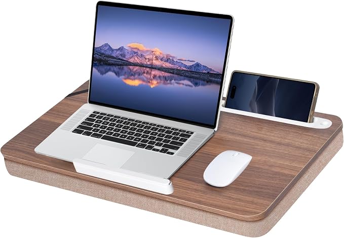 wishacc Lap Desk 24 inches Extra Large - Versatile and Comfortable for Work and Leisure by wishaccDirect