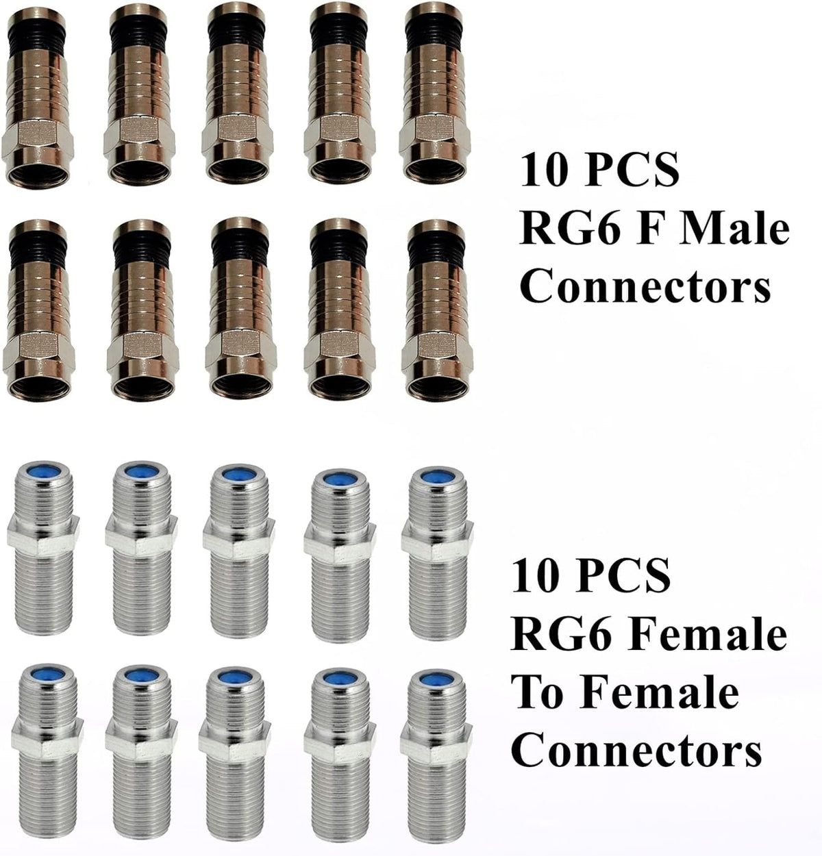 Gaobige Coax Cable Crimper Tool Kit, Coaxial Compression Tool for rg6 rg59 - Image 7