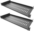 2 Pack of 1U Vented Cantilever Server Rack Mount Shelf 8" D by JINGCHENGMEI